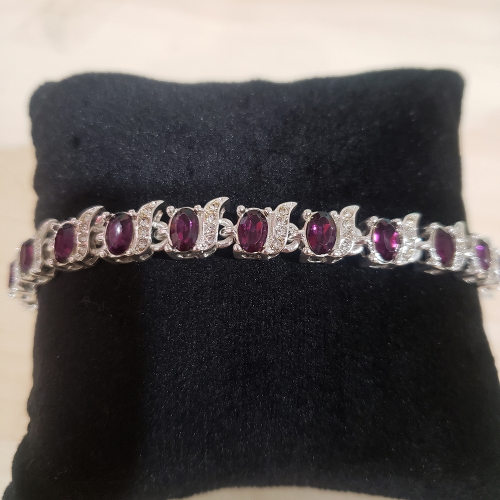 Avon Velvet Tennis Bracelet